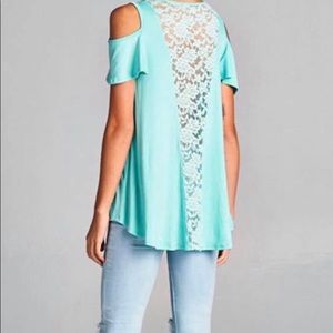 New cut out shoulder shirt..